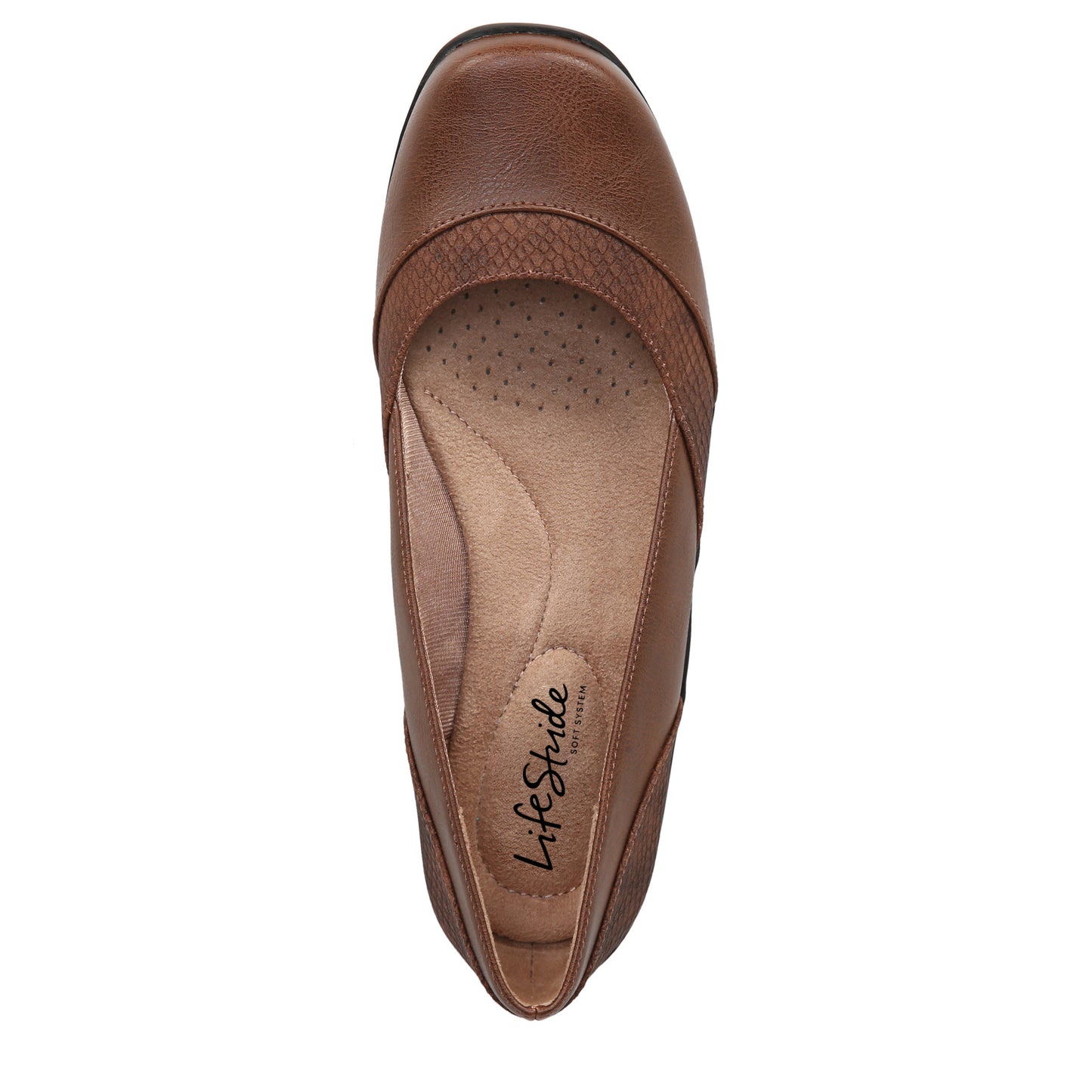 Life Stride Deja Vu Women's Faux Leather Printed Ballerina Flats Size 7 M