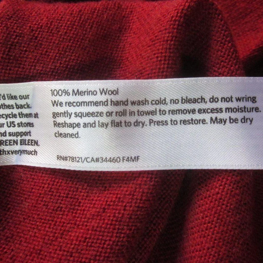 Eileen Fisher Merino Wool A-Line Tunic Sweater Women's Small Petite Italian Yarn - Runs Big - See Dimensions