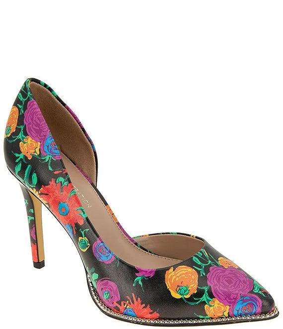 BCBGeneration Harnoy Floral Print d'Orsay Pumps Women's Sz. 9.5
