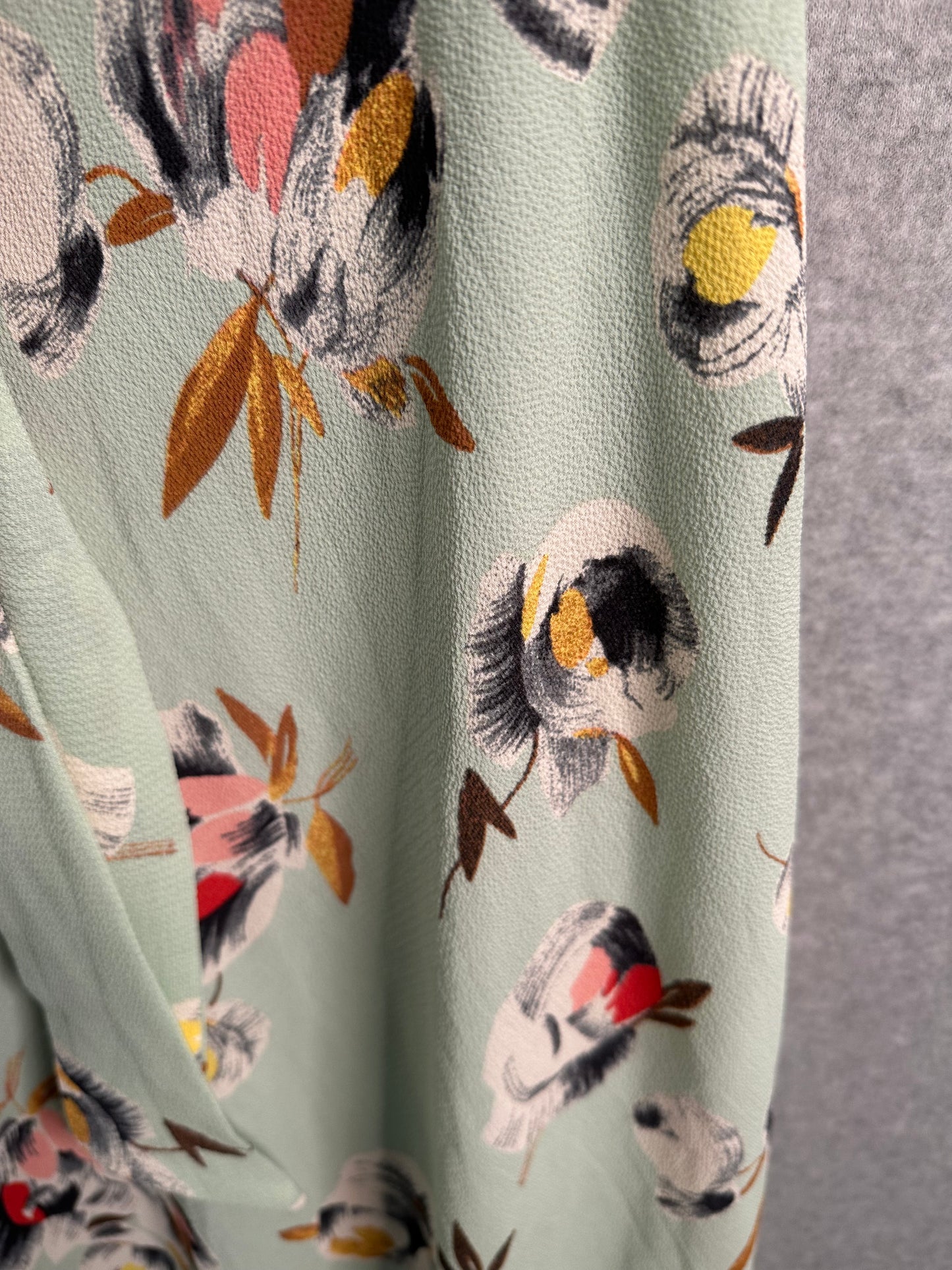Lauren Ralph Lauren Floral Bubble Crepe A-Line Dress Size 4 Petite