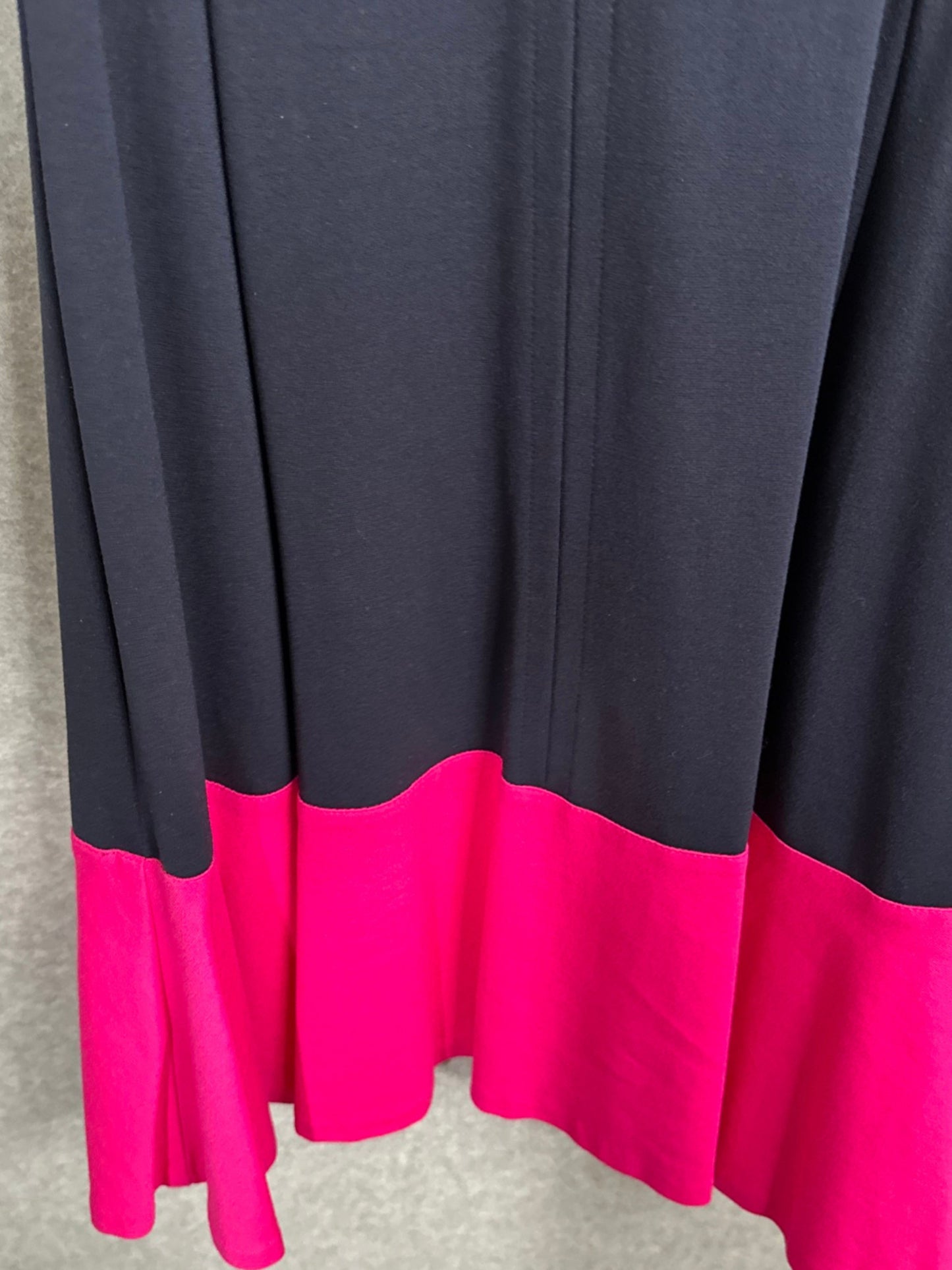 Eliza J Women's Colorblock Hem Fit & Flare Dress Size 4