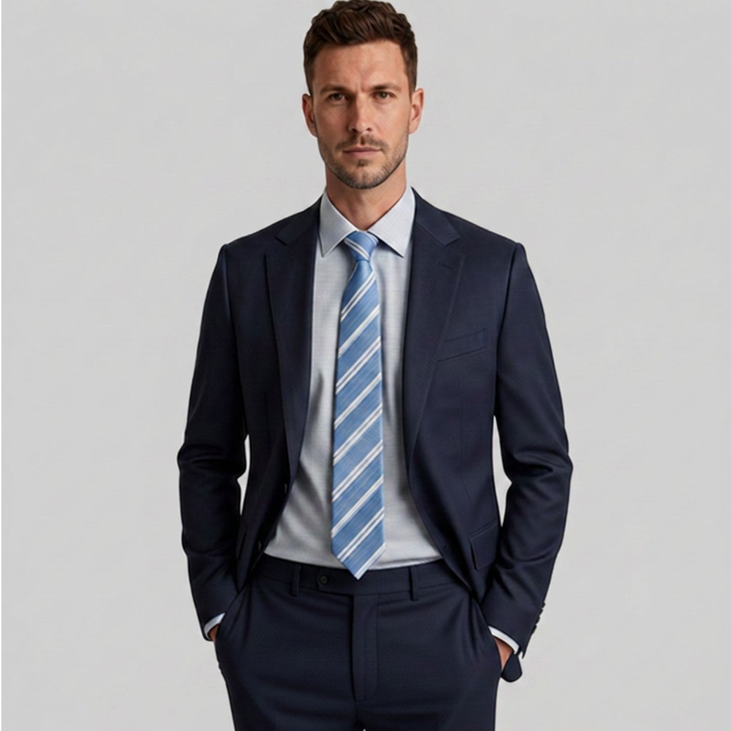 Bonobos Men's Jetsetter Slim Fit Suit Jacket Blazer Blue Stretch Four Season Weight Wool 42R