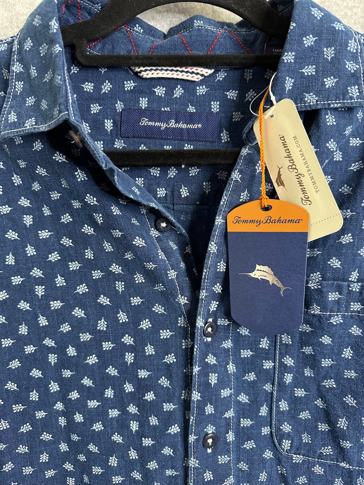 Tommy Bahama Mens Linen Blend Short Sleeve Shirt Small Lot Of 2