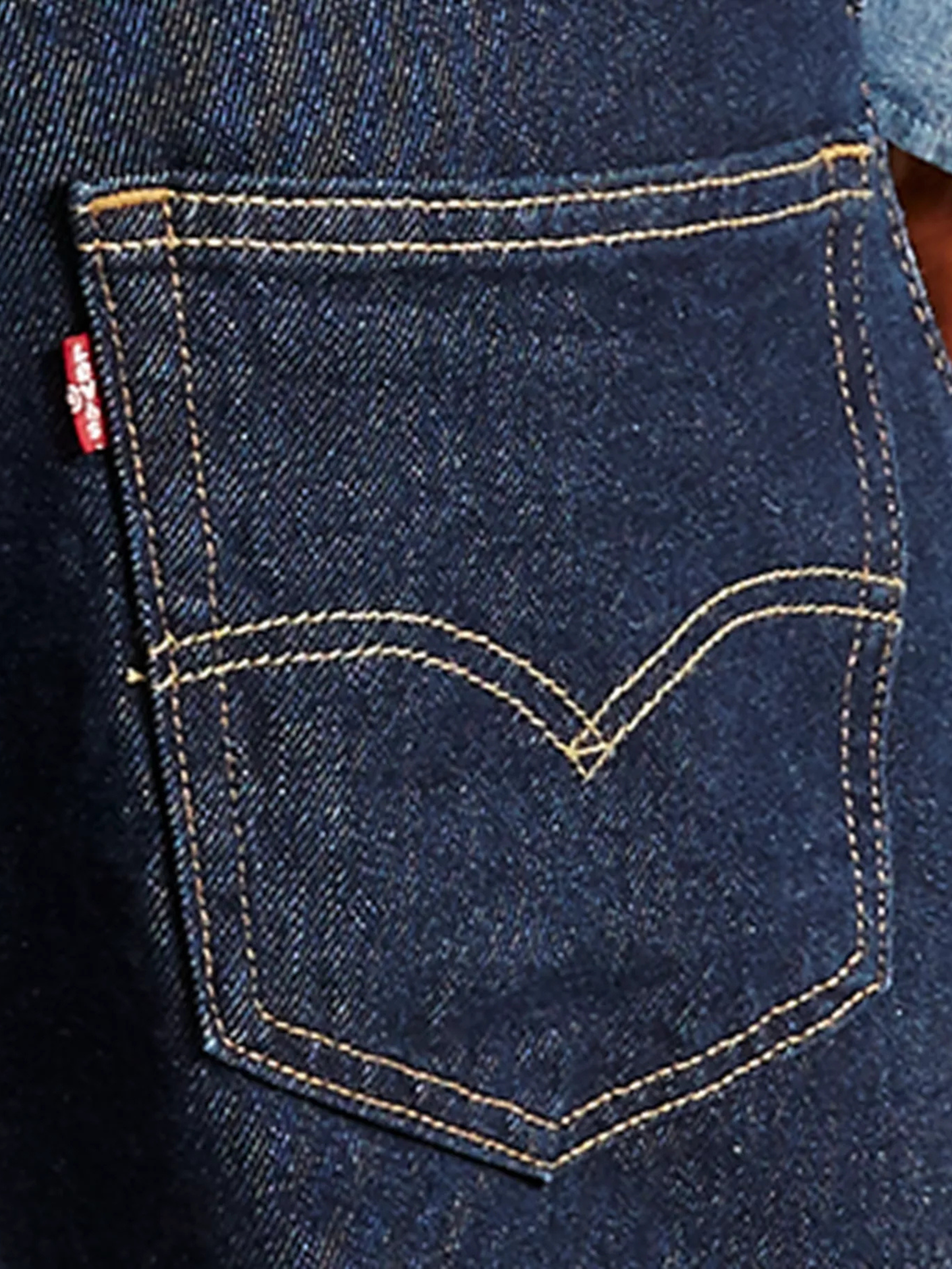 Levis Men's Big & Tall 550 Relaxed Fit Jeans Stretch Straight Leg Dark Wash Size 42x34