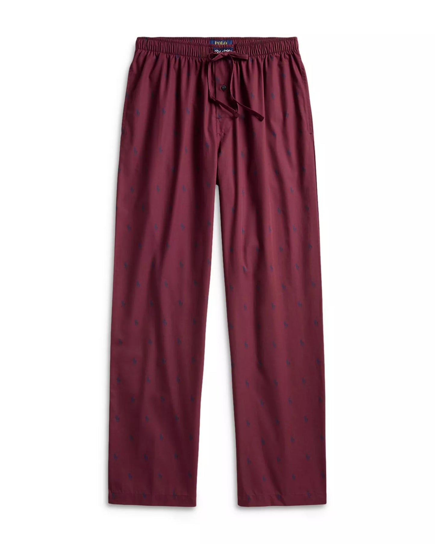 Front view pajama pants on a white background