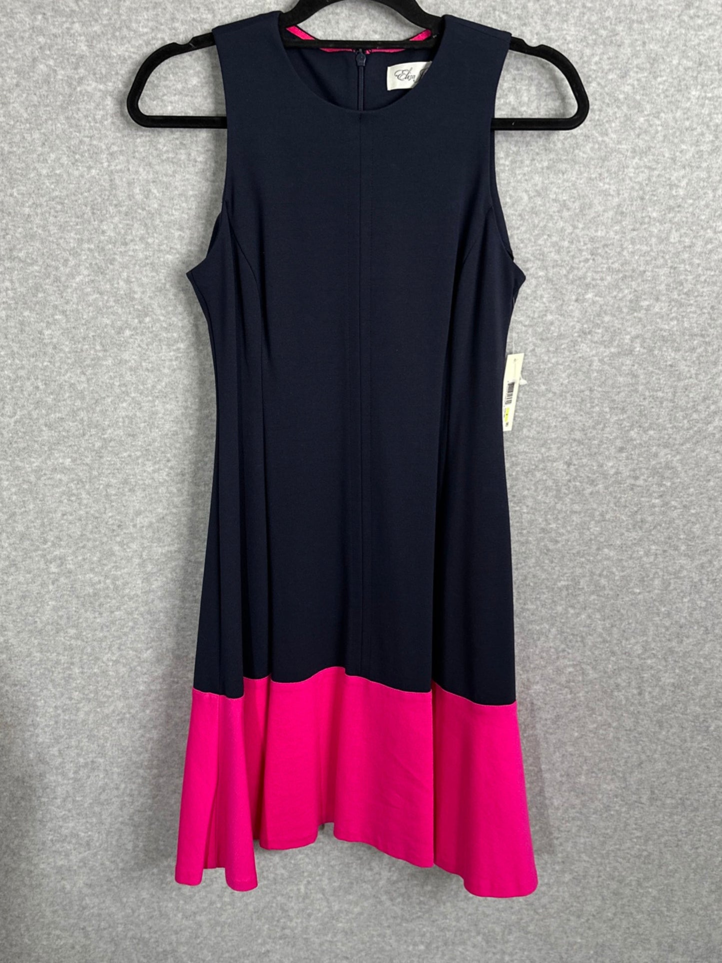 Eliza J Women's Colorblock Hem Fit & Flare Dress Size 4