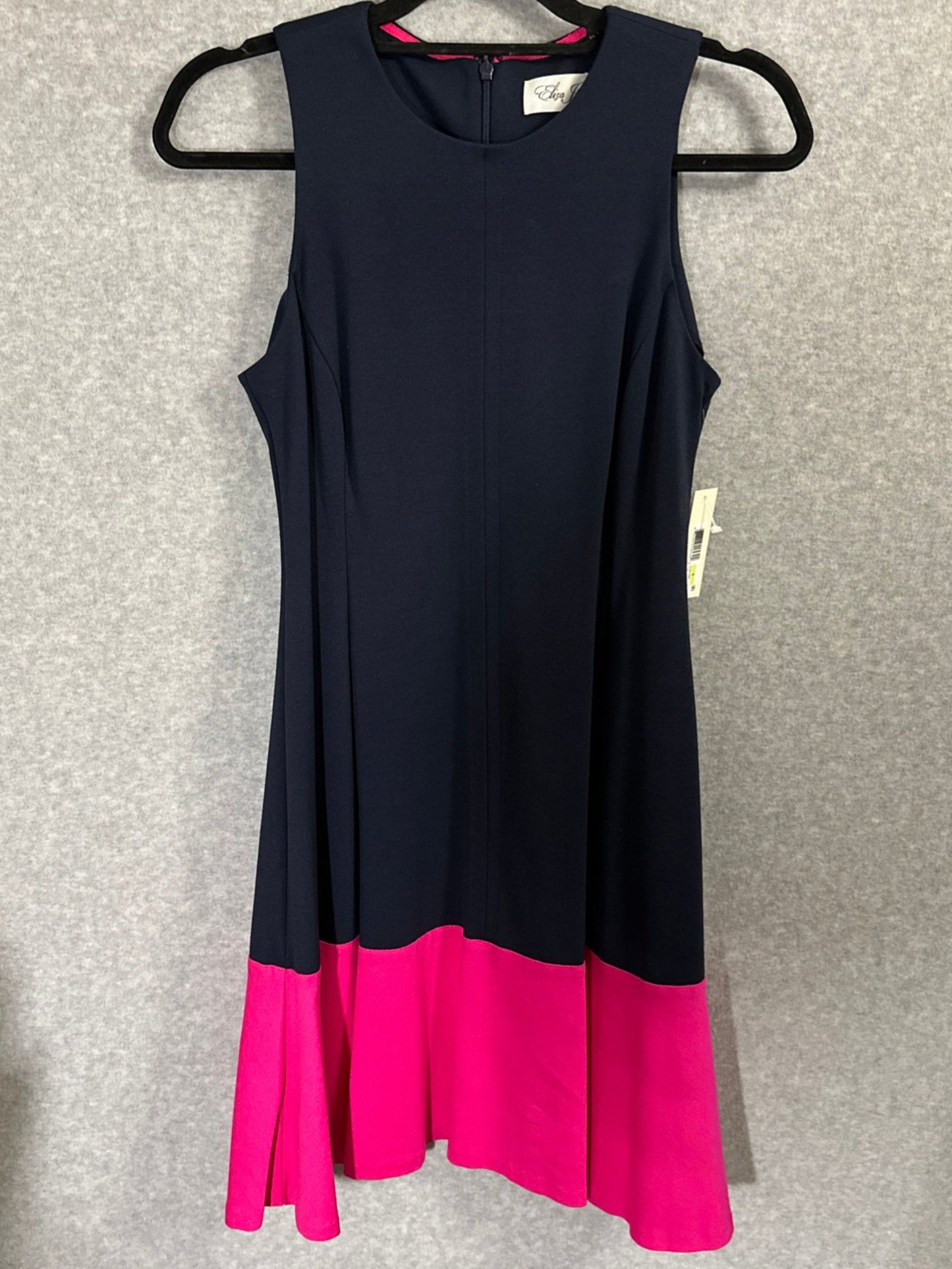 Eliza J Women's Colorblock Hem Fit & Flare Dress Size 4