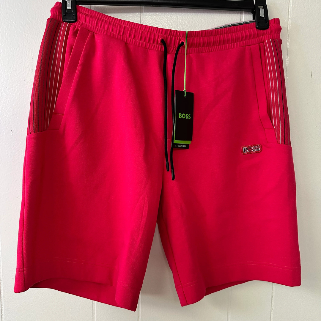 BOSS By HUGO BOSS Men's HEADLO Cotton-Blend Regular-Fit Shorts