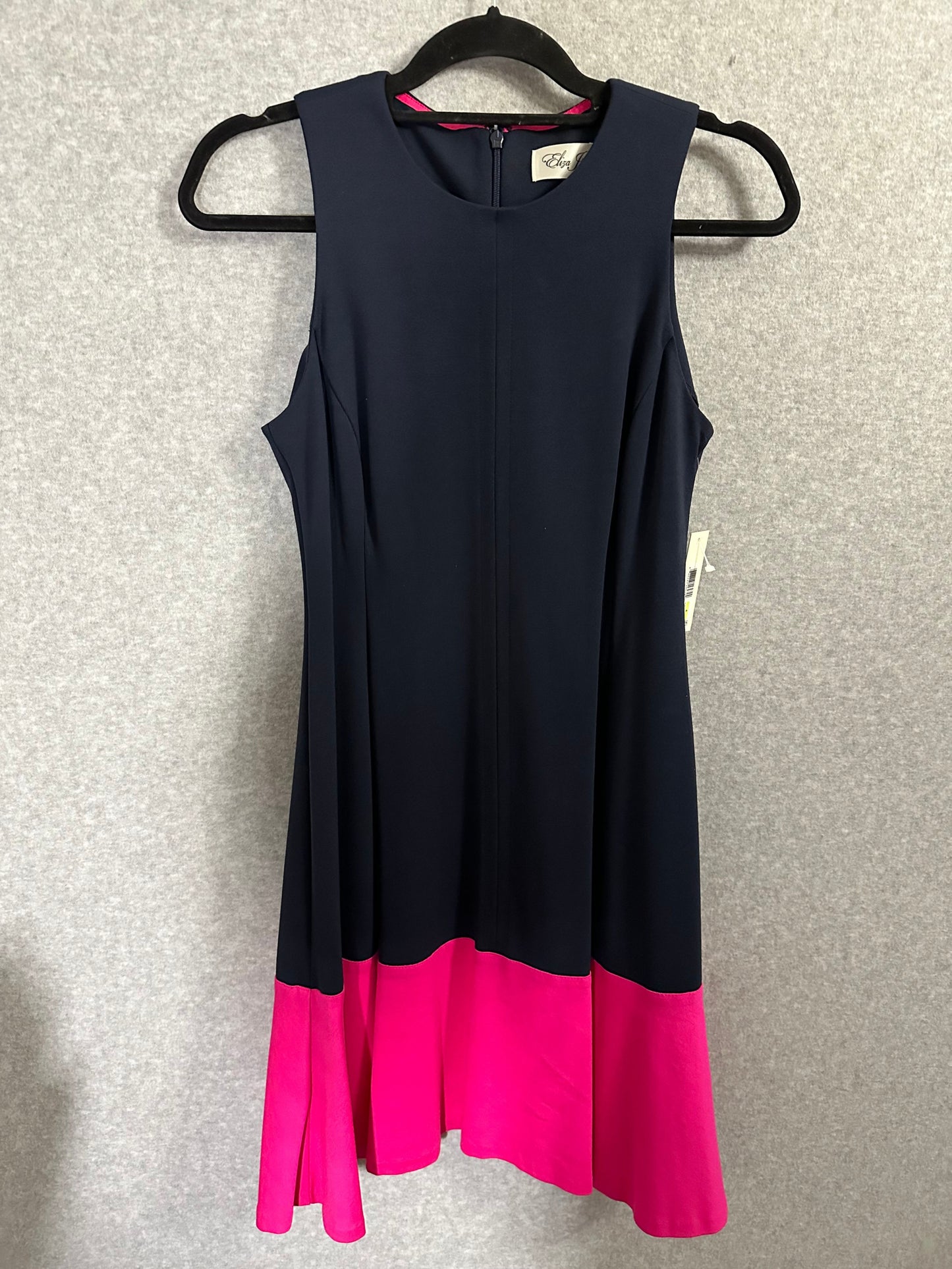 Eliza J Women's Colorblock Hem Fit & Flare Dress Size 4