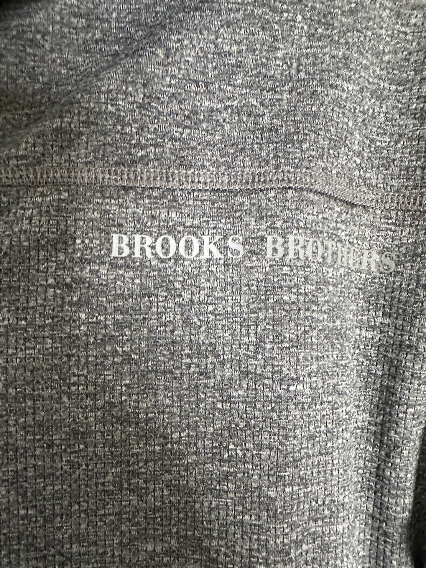 Brooks Brothers Men's Performance Series Quarter Zip Shirt Size Small