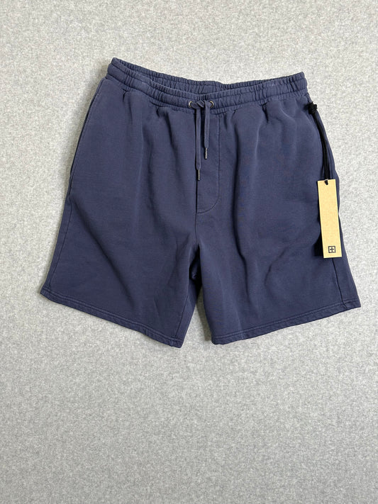 Ksubi 4 x 4 Lofi Track Regular-fit Blazed Blue Cotton Shorts Men's XL