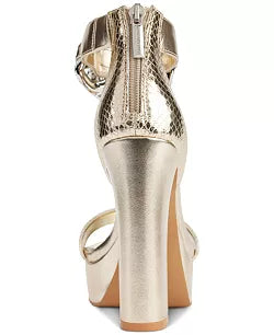 KARL LAGERFELD PARIS Women's Anisha Ankle-Strap Embellished Sandals Women's Size 8