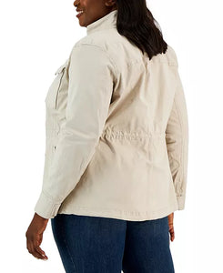 Daily Listing  Style & Co. Women's Cotton Lite Weight Utility Jacket Size 3X Retail  $89.50