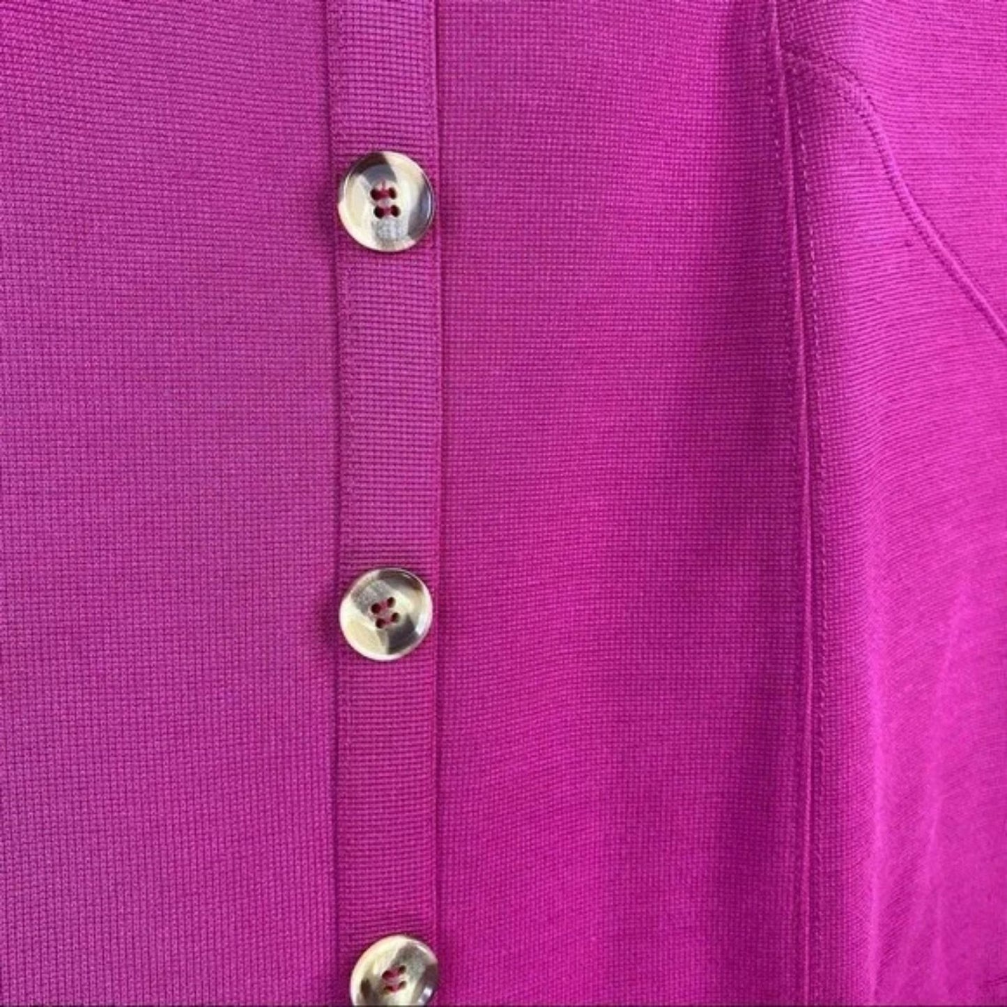 Anthropologie Maeve Knit Midi Dress Women's Size 8 Stretch Wildberry Sweetheart Neckline