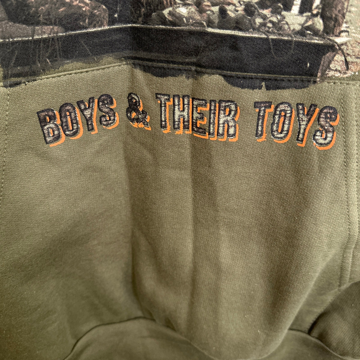 Duck Commander Duck Dynasty Men's Hoodie Olive Green Camo Pullover Fleece Extra Large