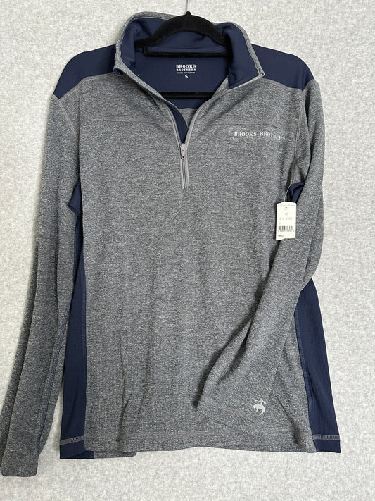 Brooks Brothers Men's Performance Series Quarter Zip Shirt Size Small