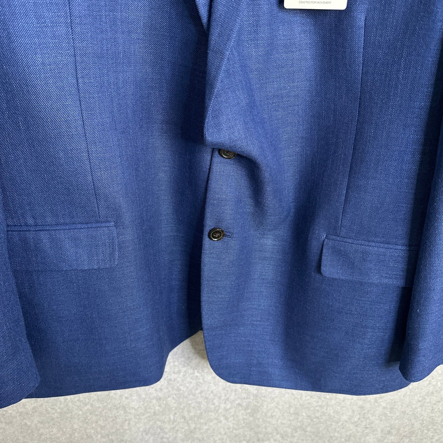 Lauren Ralph Lauren Men's Blue Classic-Fit Ultraflex Stretch Blazer Sport Coat 54L