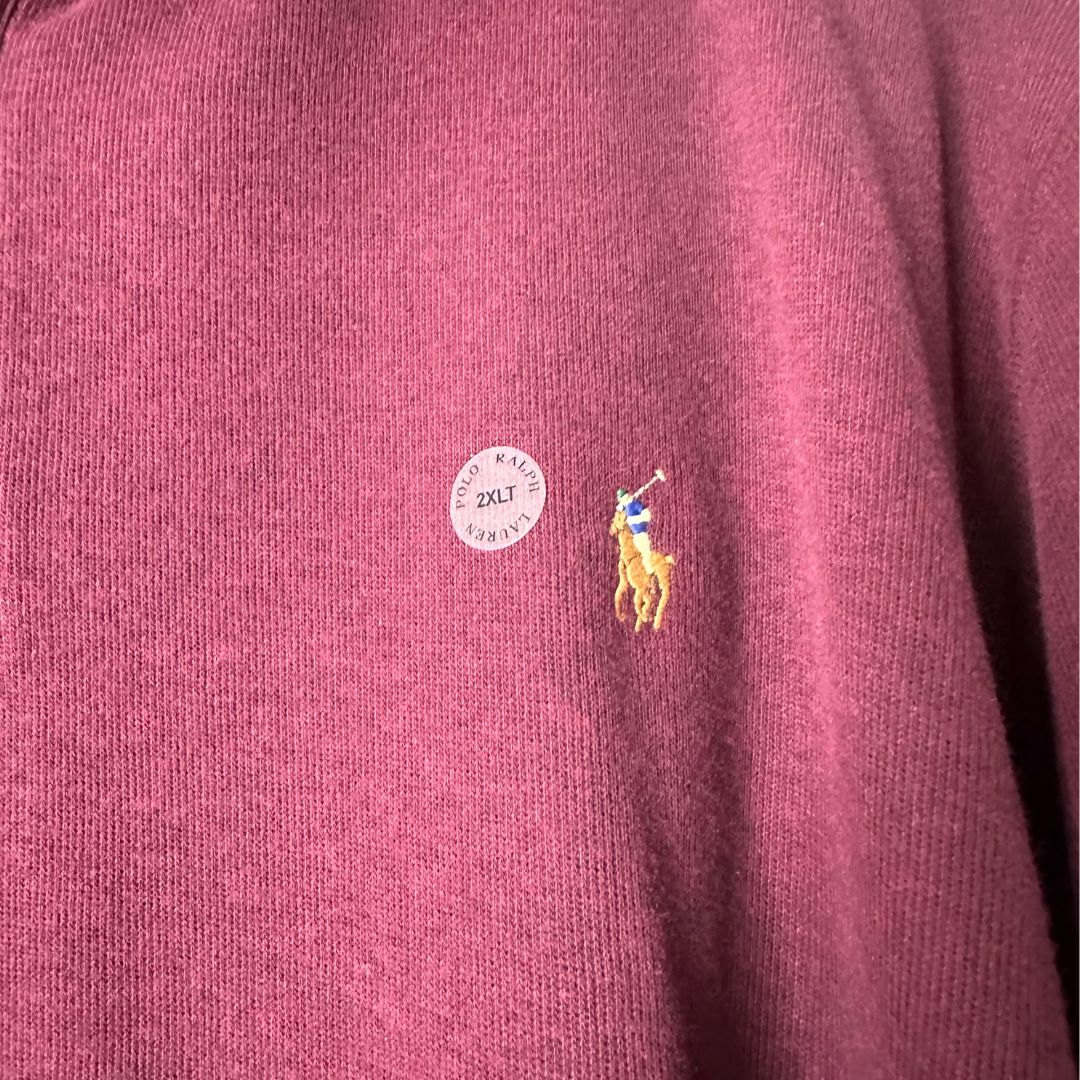 Sz. 2XT Polo Ralph Lauren Estate-Rib Quarter-Zip Pullover