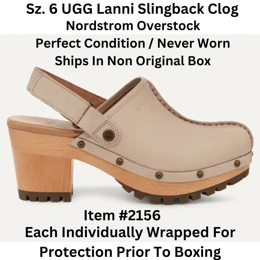 Sz. 6 UGG Lanni Slingback Clog