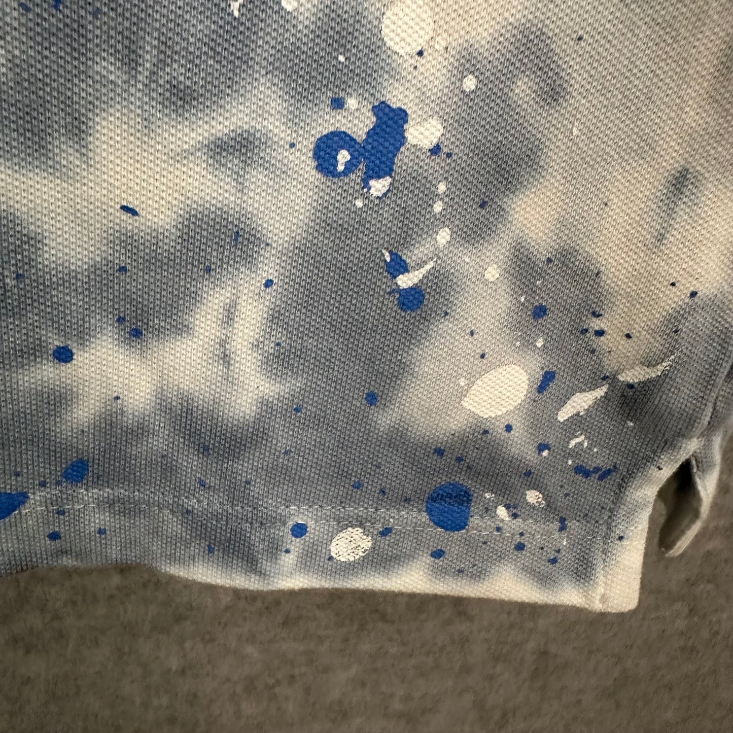 Lauren Ralph Lauren Polo Shirt Tie Dye Short Sleeve Collared Size Medium