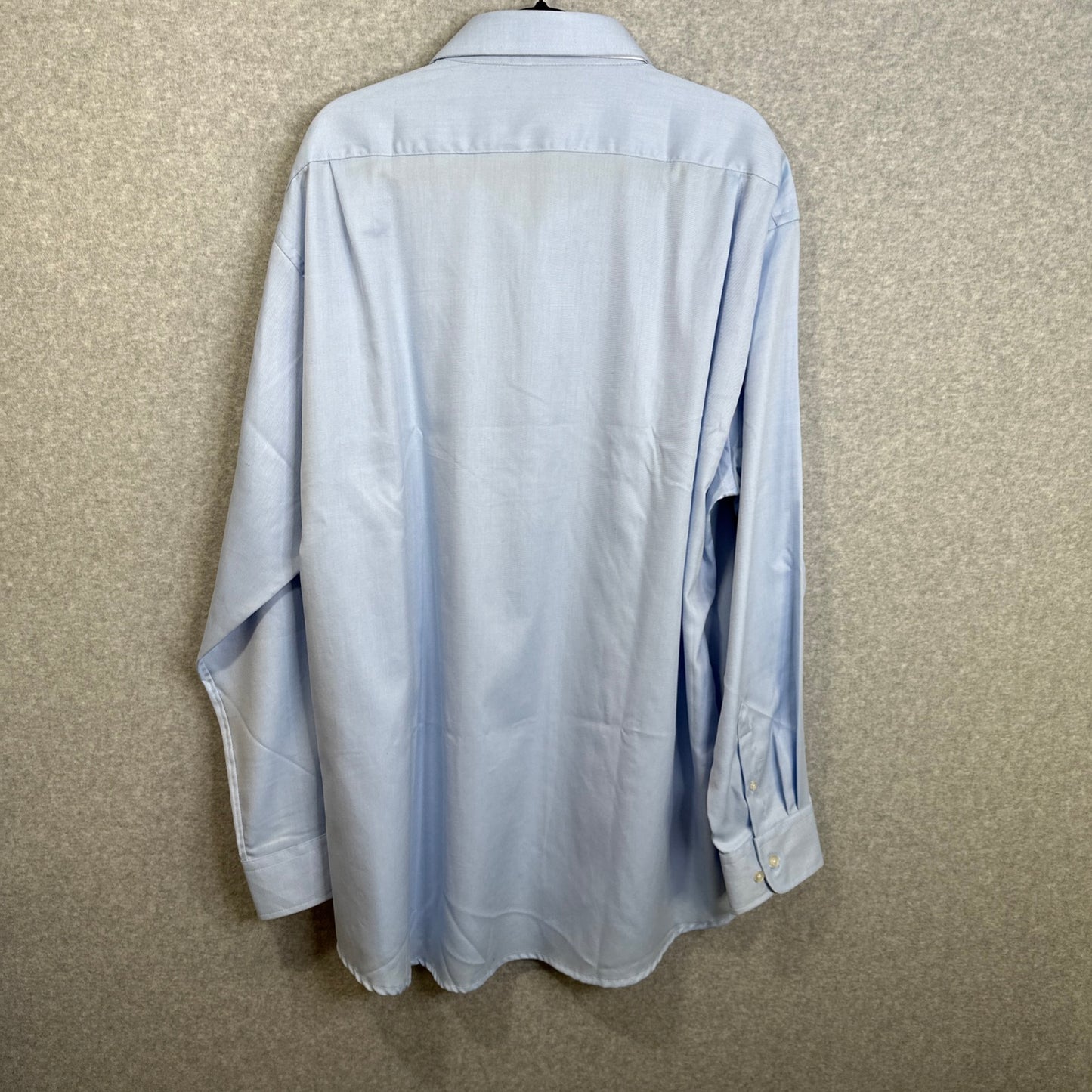 Tri-Mountain Blake Gold 980 Non Iron Dress Shirt Cotton Twill Light Blue Men's 3XL