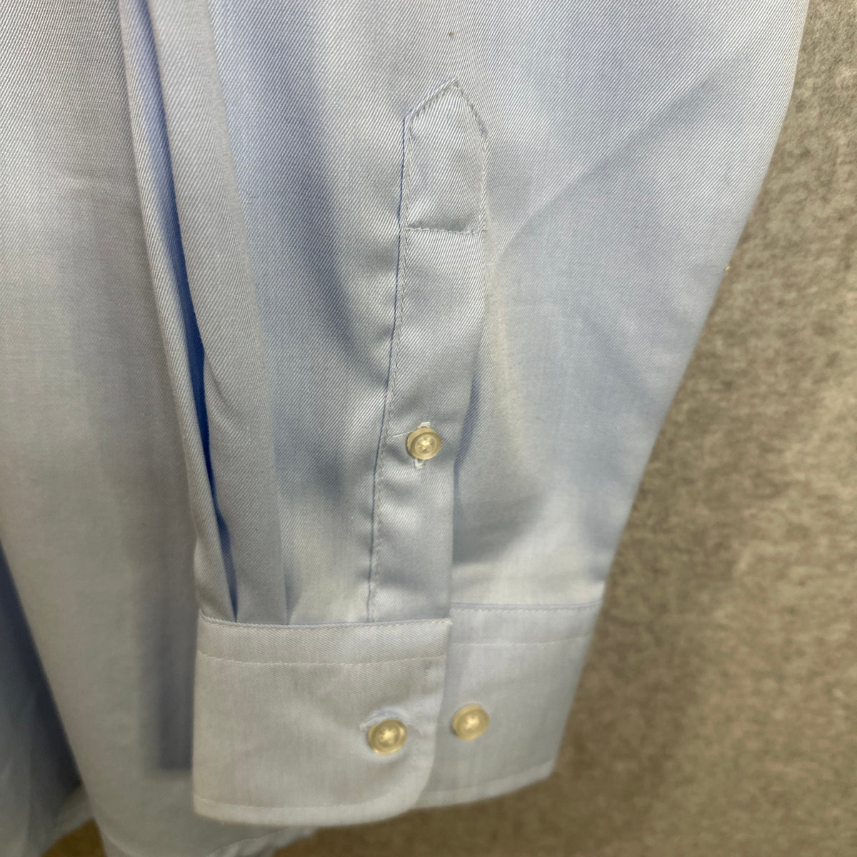 Tri-Mountain Blake Gold 980 Non Iron Dress Shirt Cotton Twill Light Blue Men's 3XL