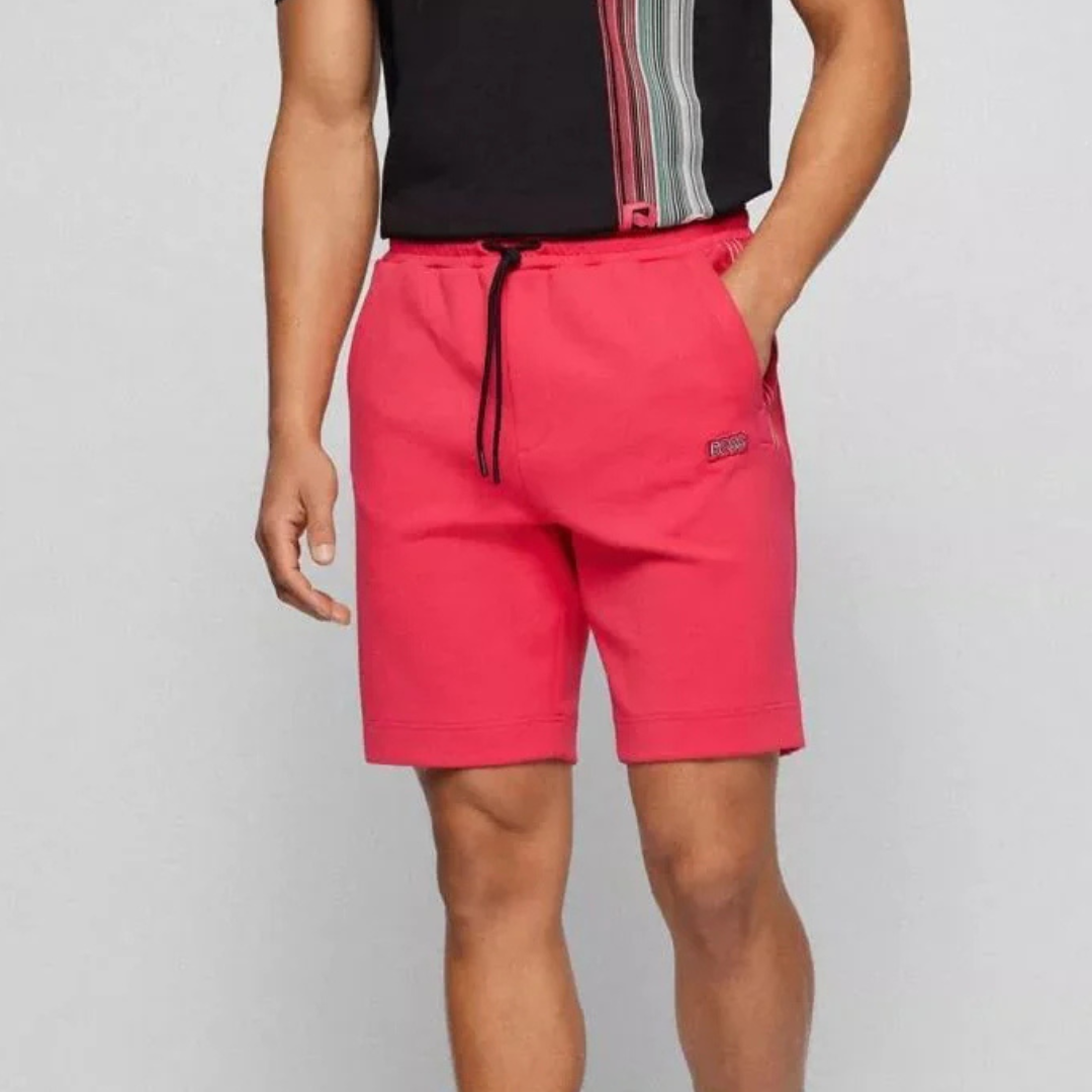 BOSS By HUGO BOSS Men's HEADLO Cotton-Blend Regular-Fit Shorts