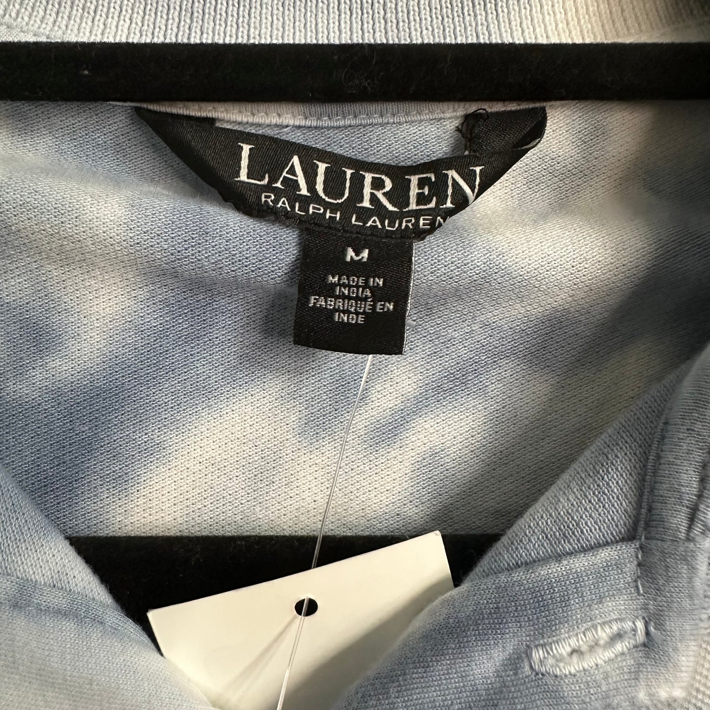 Lauren Ralph Lauren Polo Shirt Tie Dye Short Sleeve Collared Size Medium