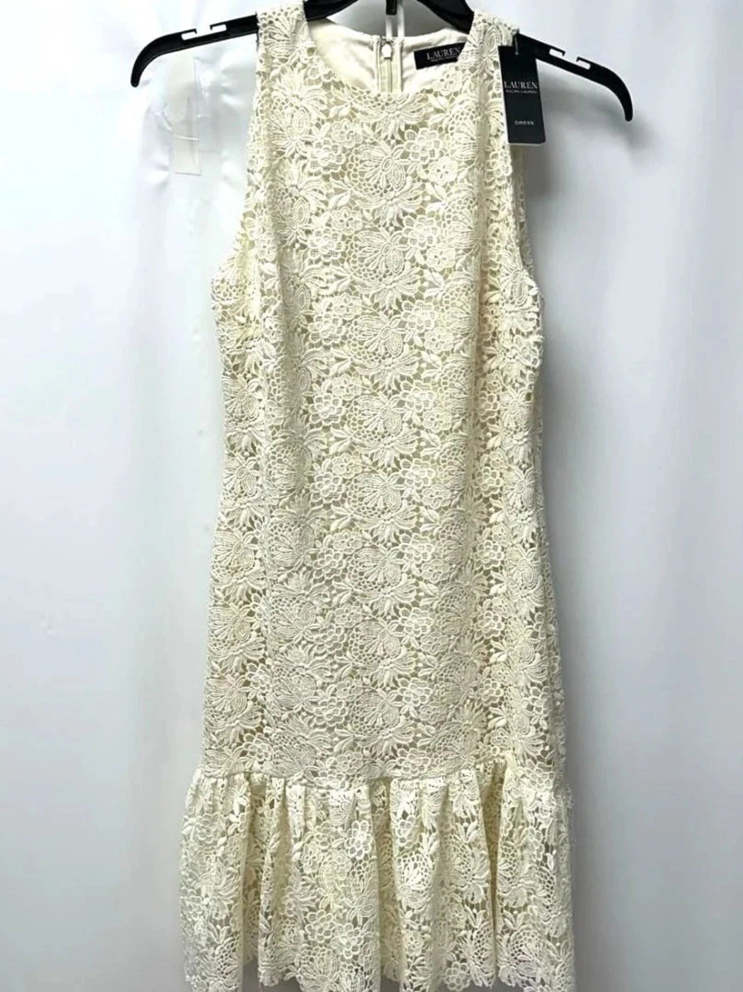 Lauren Ralph Lauren Women's Lace Drop-Waist Sheath Dress Size 8