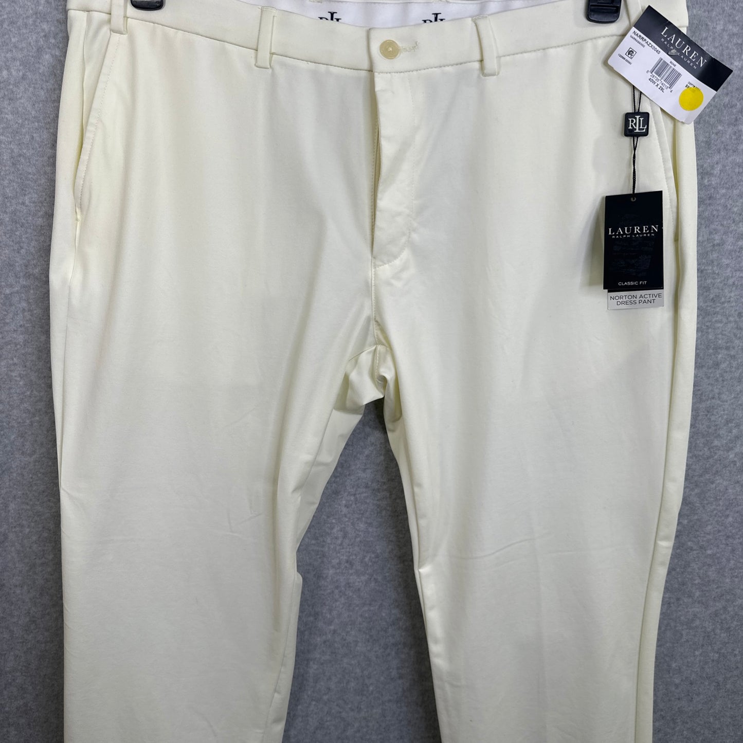 Lauren Ralph Lauren Norton Active Dress Pants Classic Fit Bone White Men's 40x29