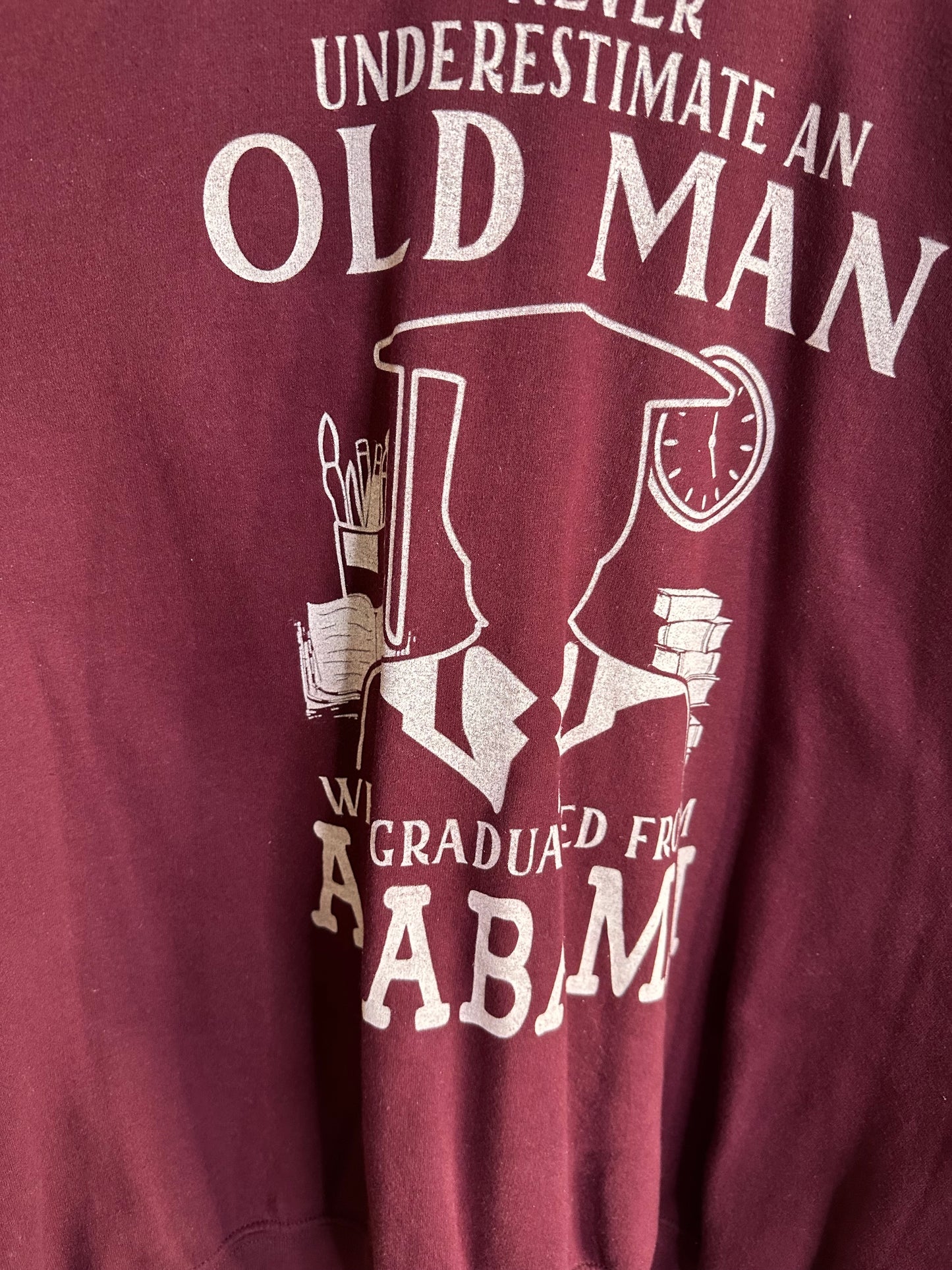 Gildan Heavy Blend University Of Alabama Graduate Mens Crewneck Sweatshirt 5XL