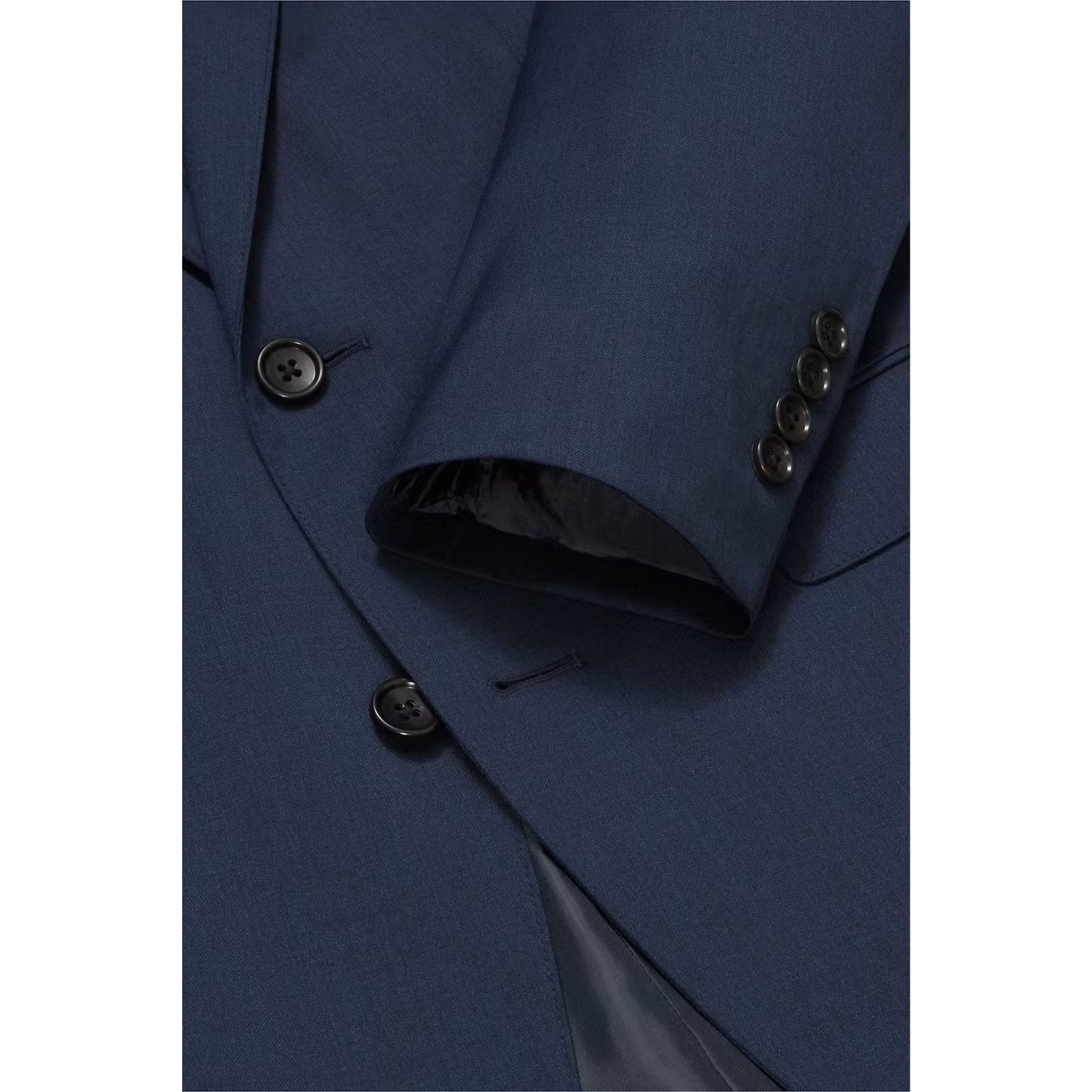 Bonobos Men's Jetsetter Slim Fit Suit Jacket Blazer Blue Stretch Four Season Weight Wool 42R