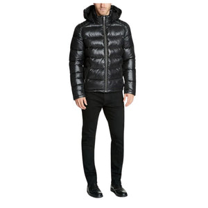 Size XL Guess Men's Quilted Puffer Coat With Removeable Hood Retail $225.00