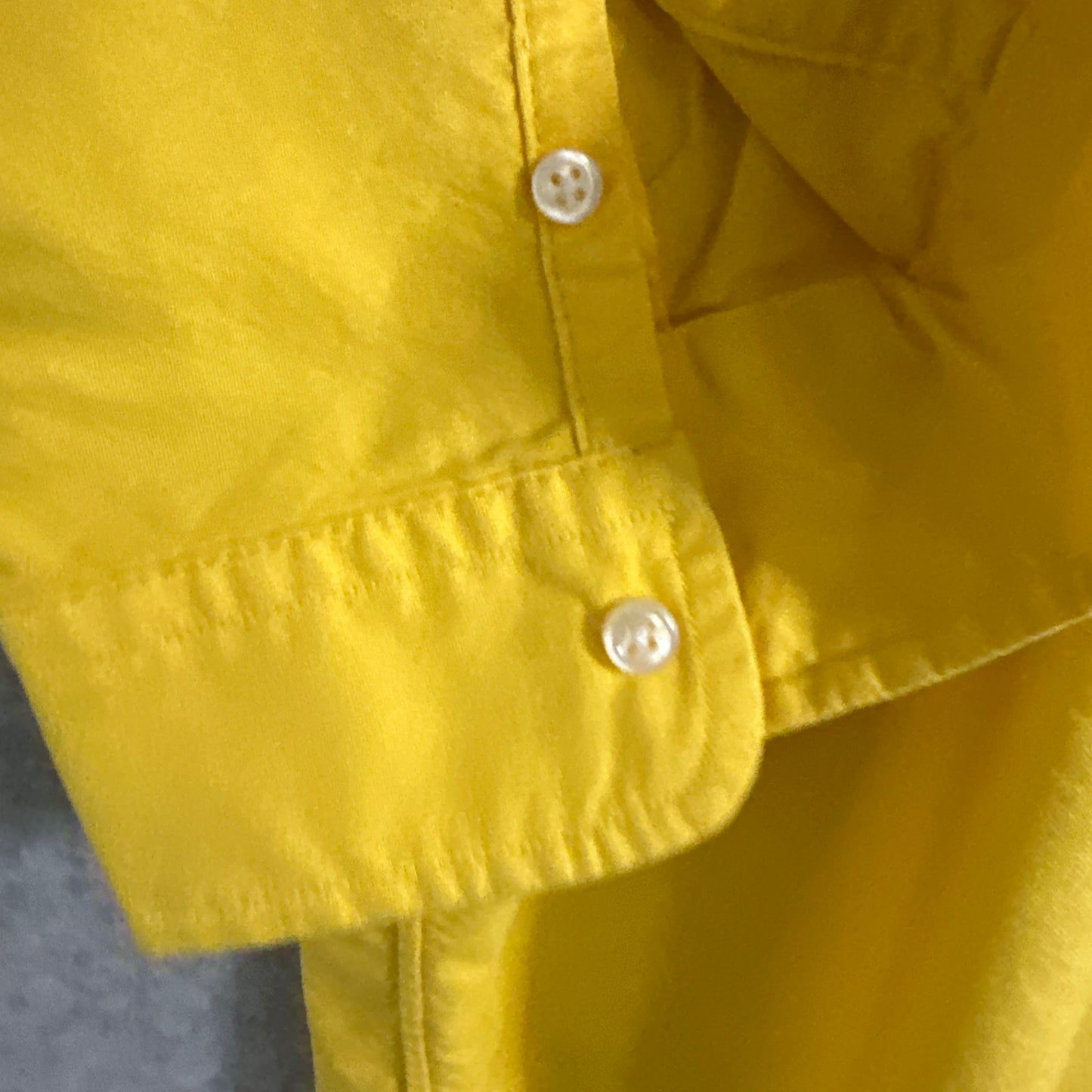 Polo Ralph Lauren Button Down Shirt Classic Yellow Men's 3XLT
