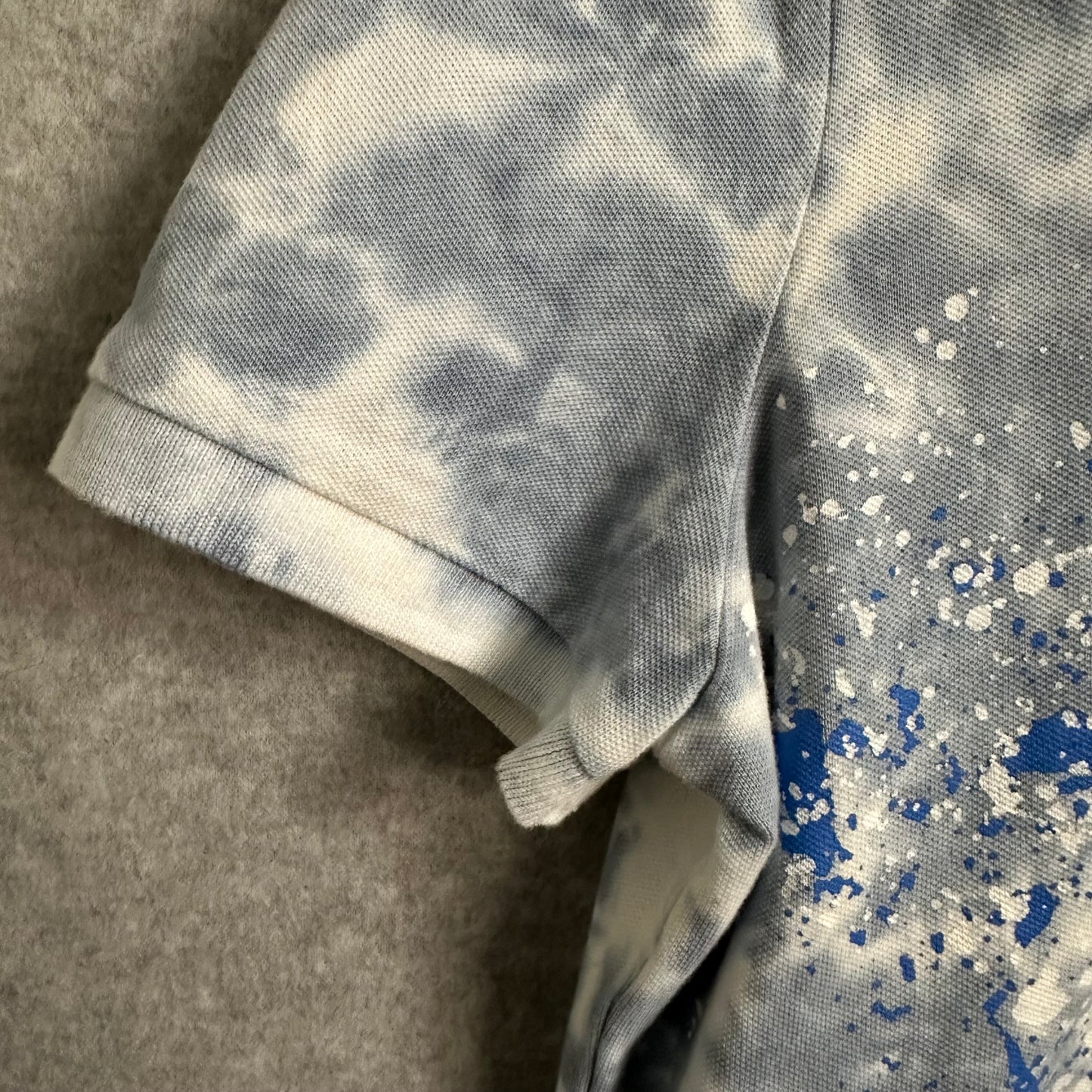 Lauren Ralph Lauren Polo Shirt Tie Dye Short Sleeve Collared Size Medium