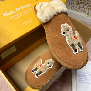 NIB Size 8 Soludos Llama Cozy Faux Fur Slipper Retail $85.00