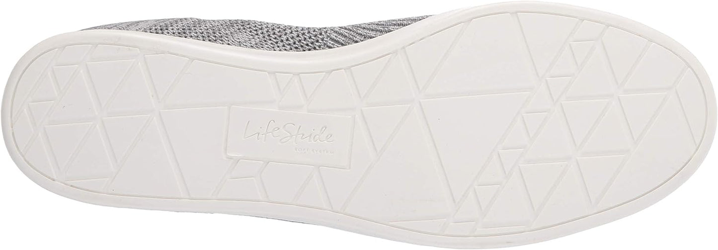 LifeStride Esme 2 Slip-on Sneakers Women's Size 10 Faux Stretch Laces - Ribbed Collar Comfort Package