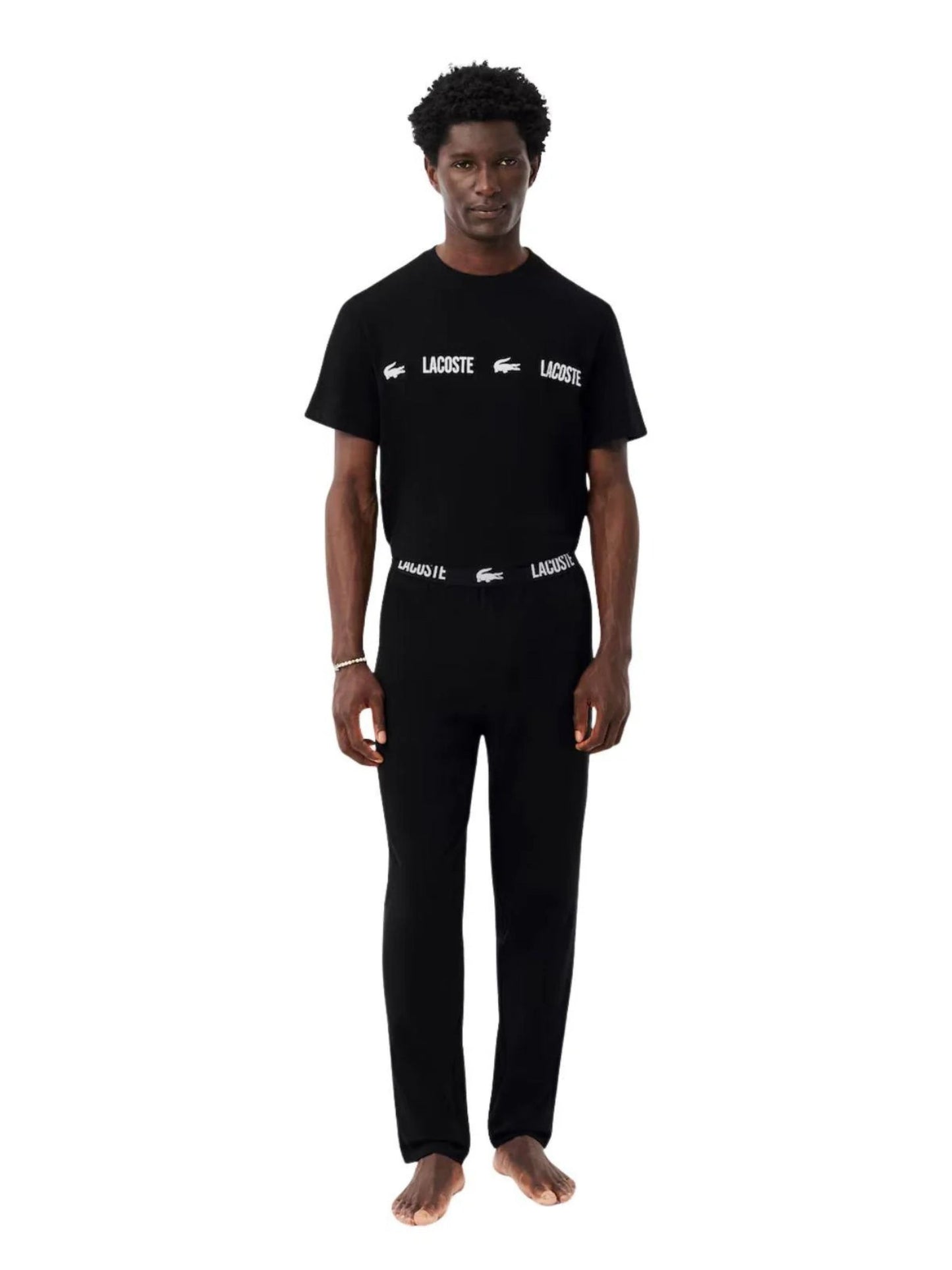 Lacoste Classic-Fit Straight-Leg Pajama Lounge Pants Men's Medium