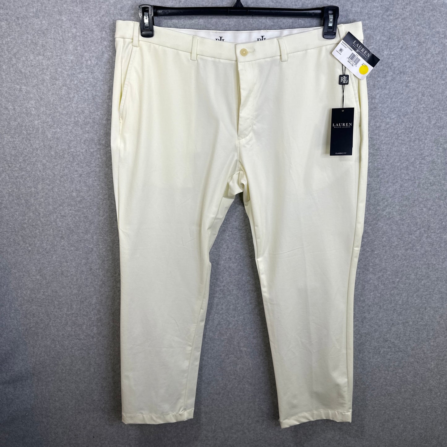 Lauren Ralph Lauren Norton Active Dress Pants Classic Fit Bone White Men's 40x29
