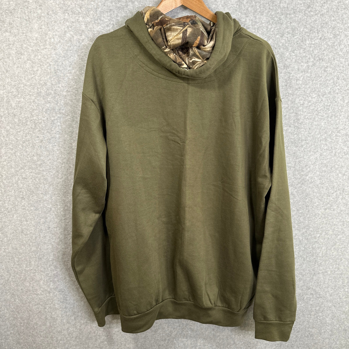 Duck Commander Duck Dynasty Men's Hoodie Olive Green Camo Pullover Fleece Extra Large