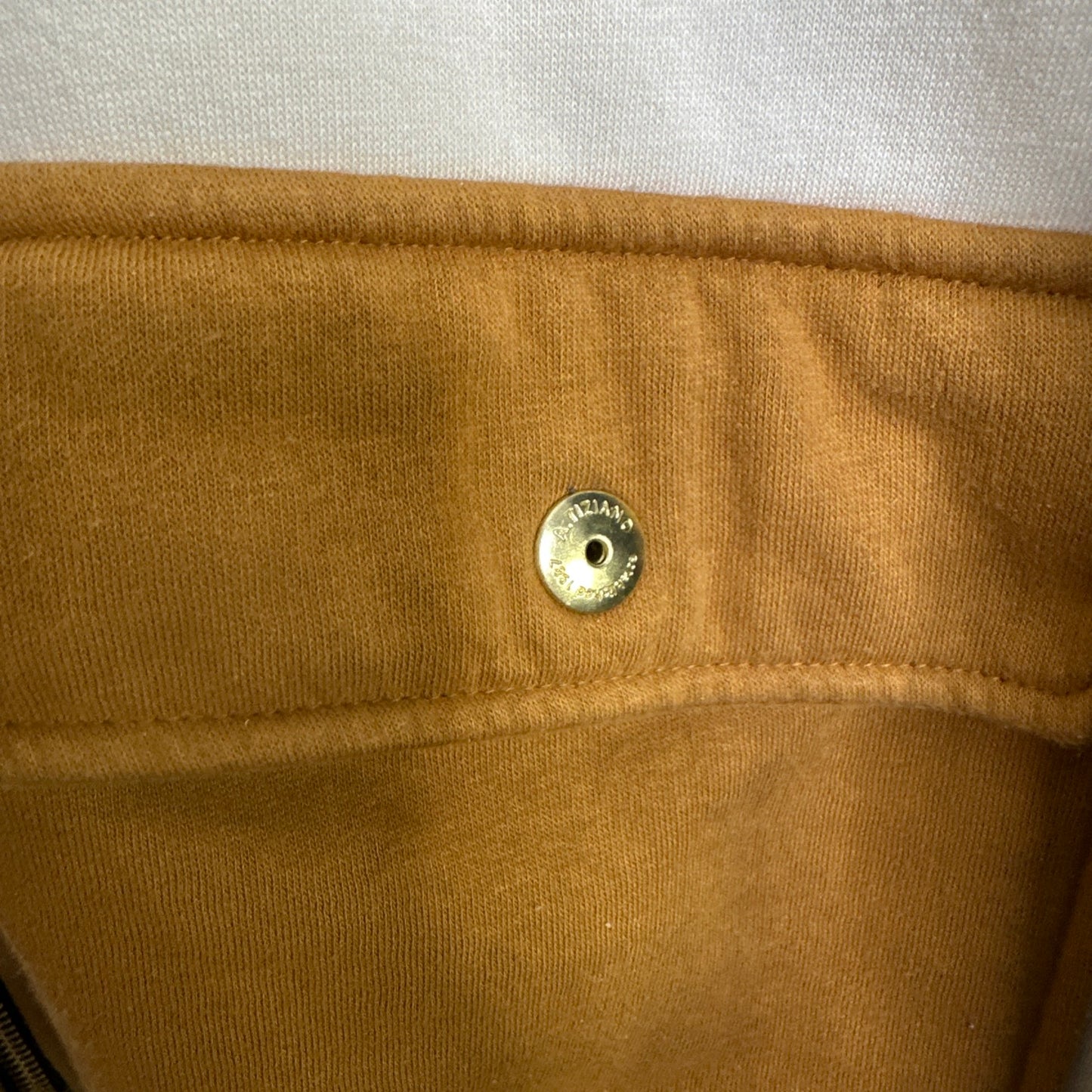 A. Tiziano Parker Creme Color Block Full Zip Streetwear Knit Sweater Men's 5X