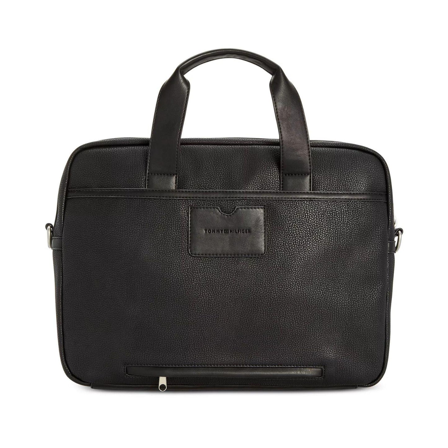 Tommy Hilfiger Men's Pebble Faux-Leather Leo Briefcase