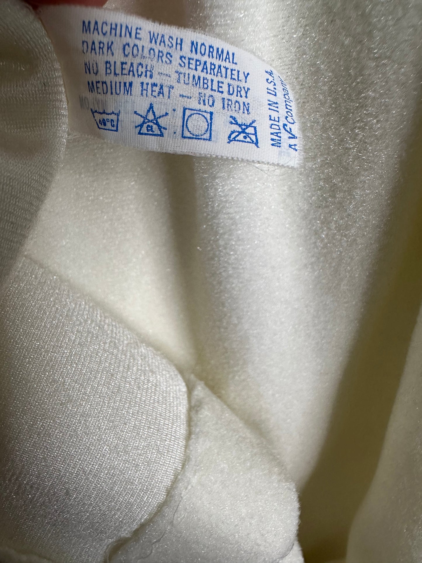 Vanity Fair Velour Chemise Gown Size Small