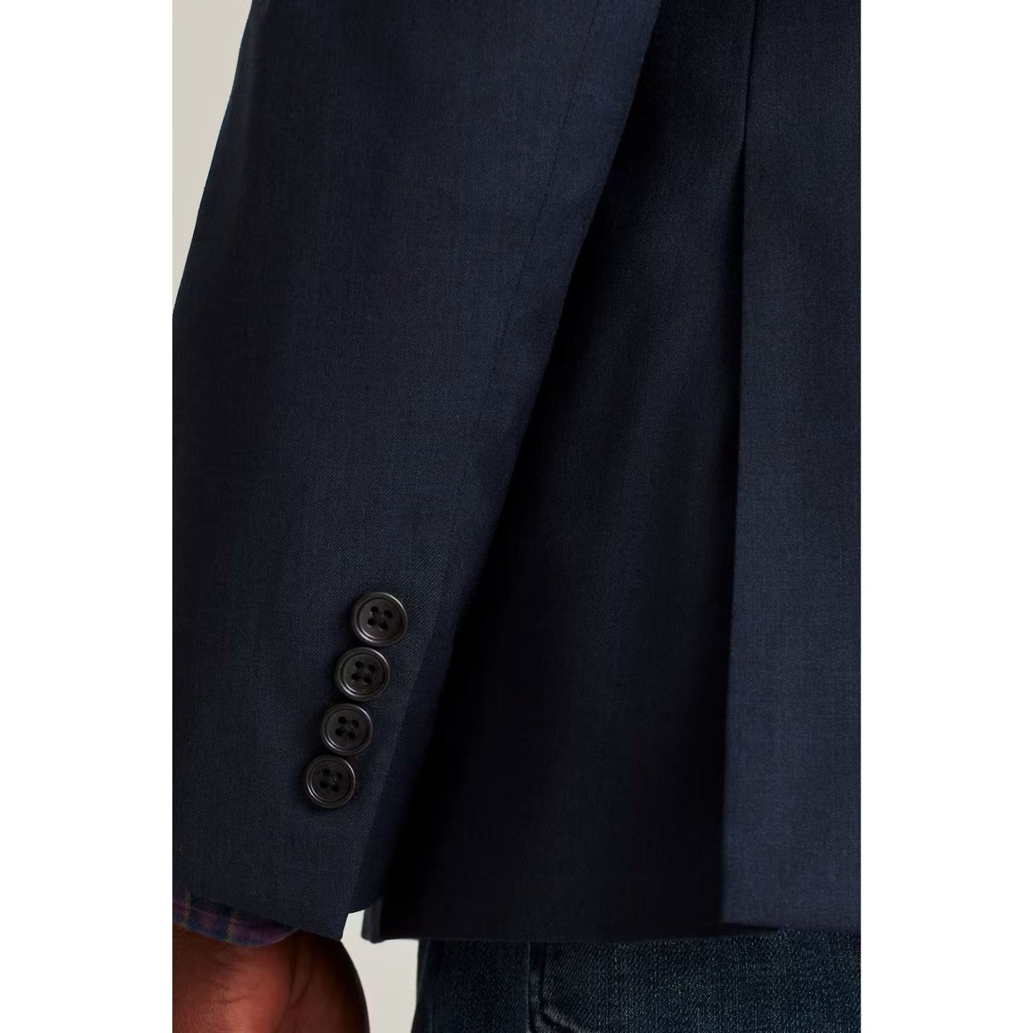 Bonobos Men's Jetsetter Slim Fit Suit Jacket Blazer Blue Stretch Four Season Weight Wool 42R