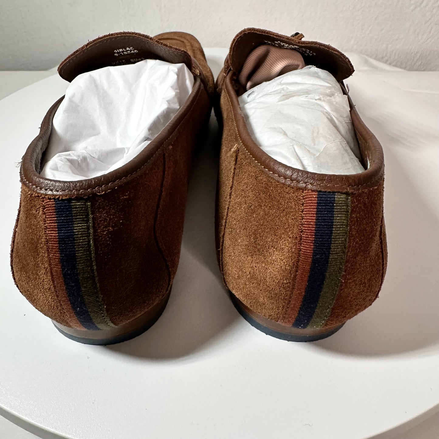 Ted Baker Suede Loafers Men's 14 Tan Siblac