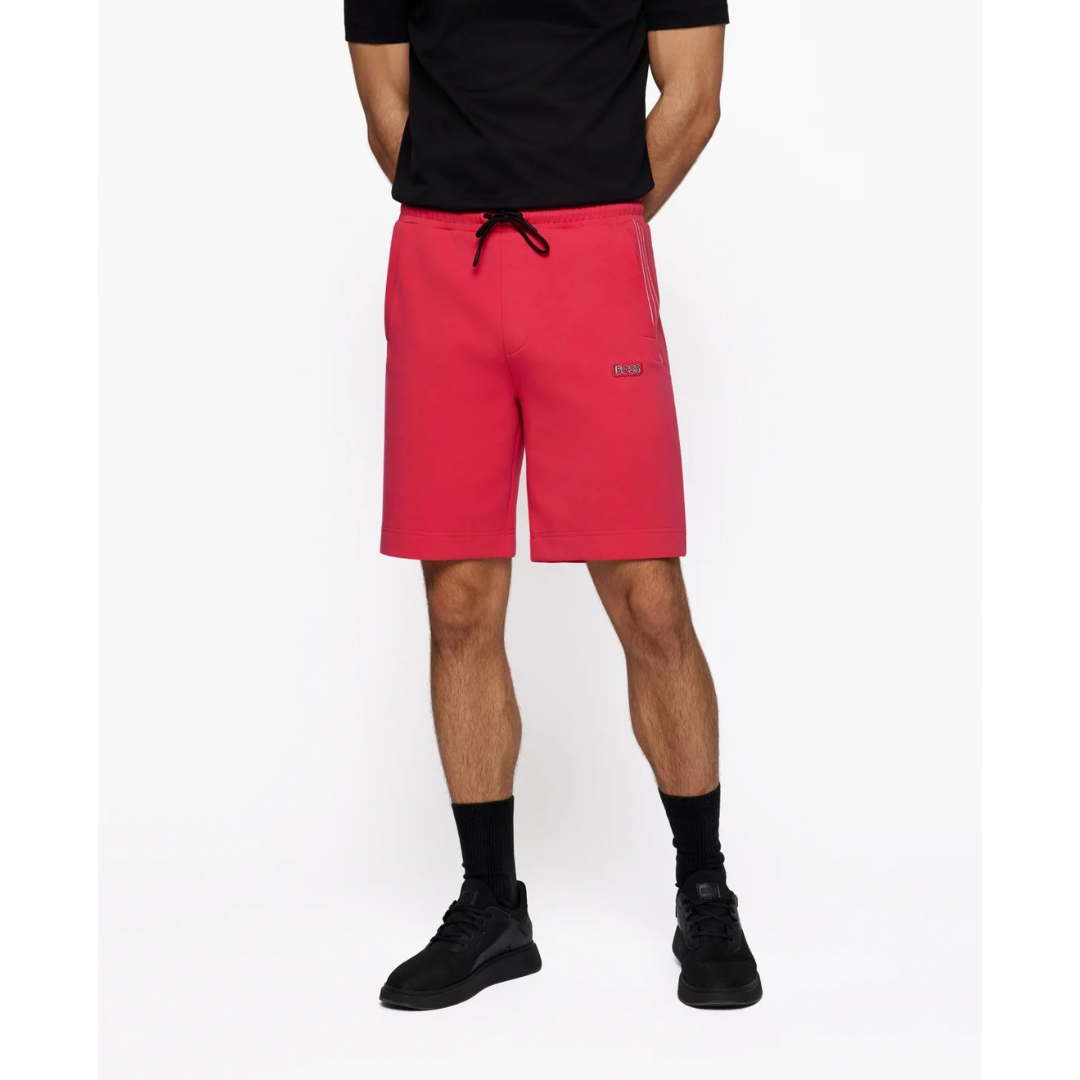 BOSS By HUGO BOSS Men's HEADLO Cotton-Blend Regular-Fit Shorts