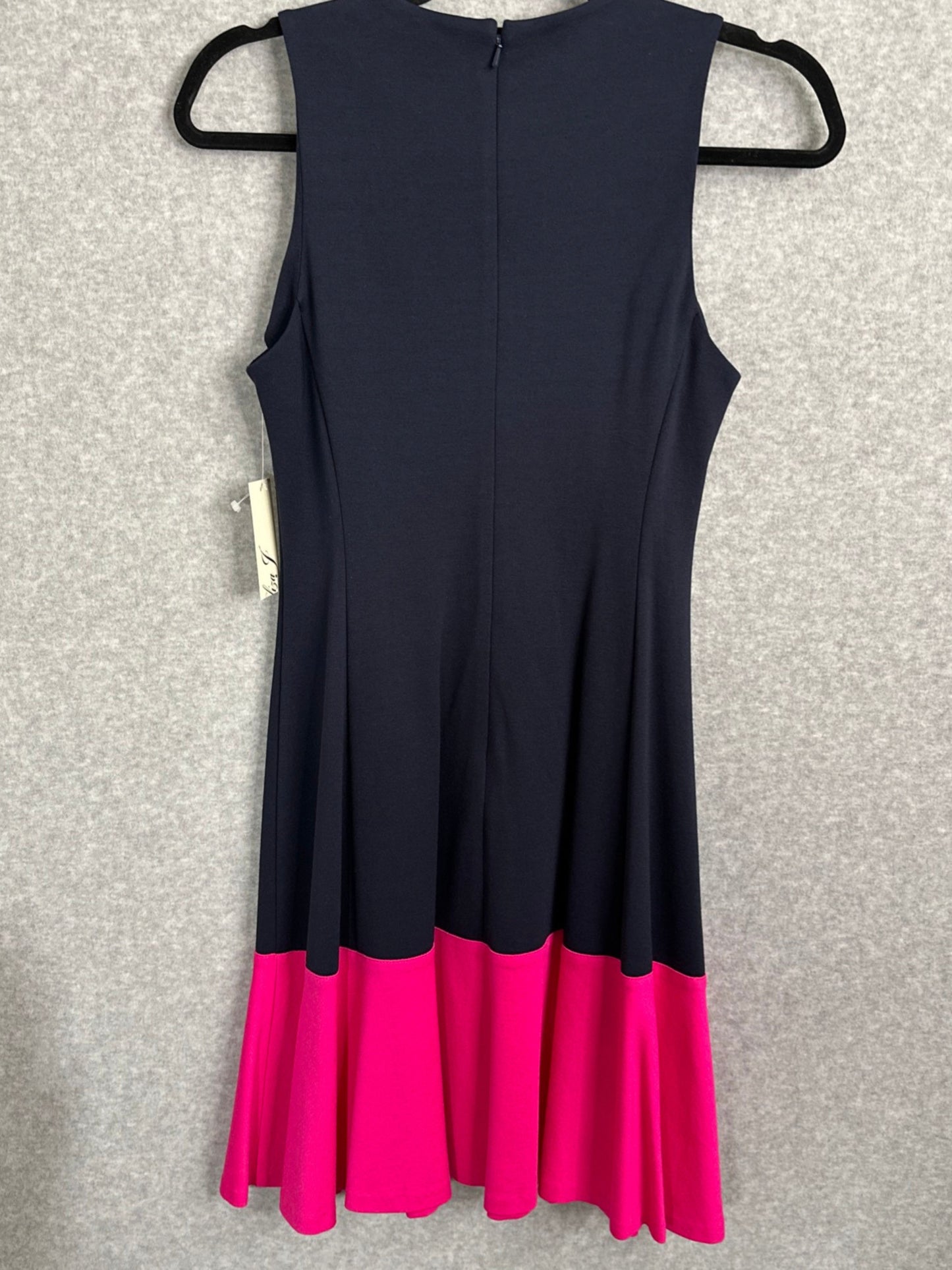 Eliza J Women's Colorblock Hem Fit & Flare Dress Size 4