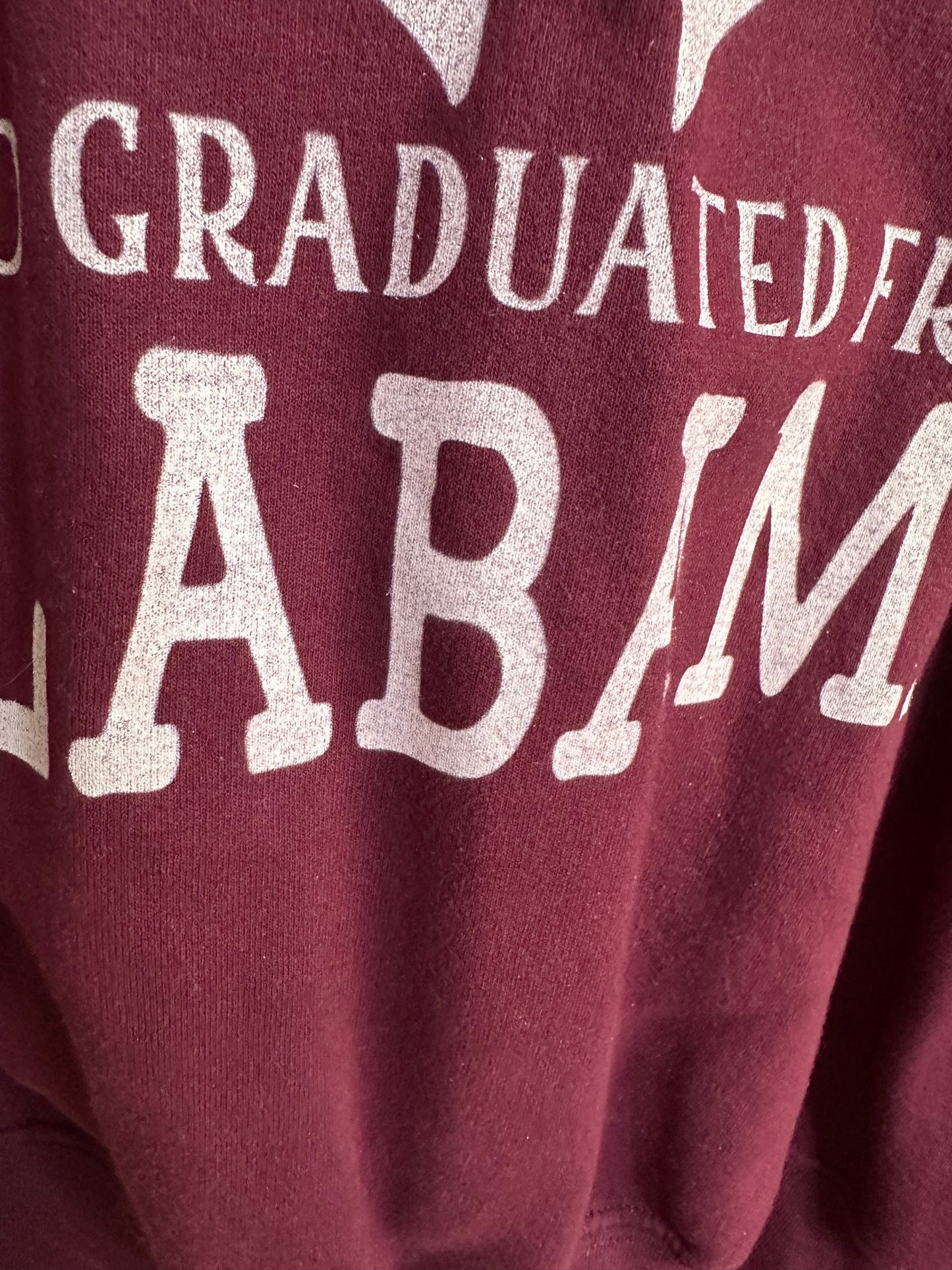 Gildan Heavy Blend University Of Alabama Graduate Mens Crewneck Sweatshirt 5XL
