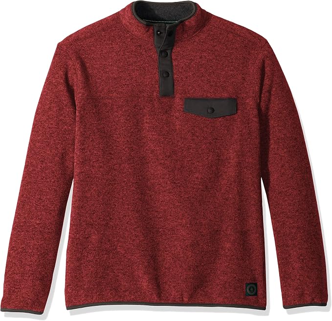 G.H. Bass & Co. Arctic Terrain Snap Mock Polar Fleece Top Men's 4XL