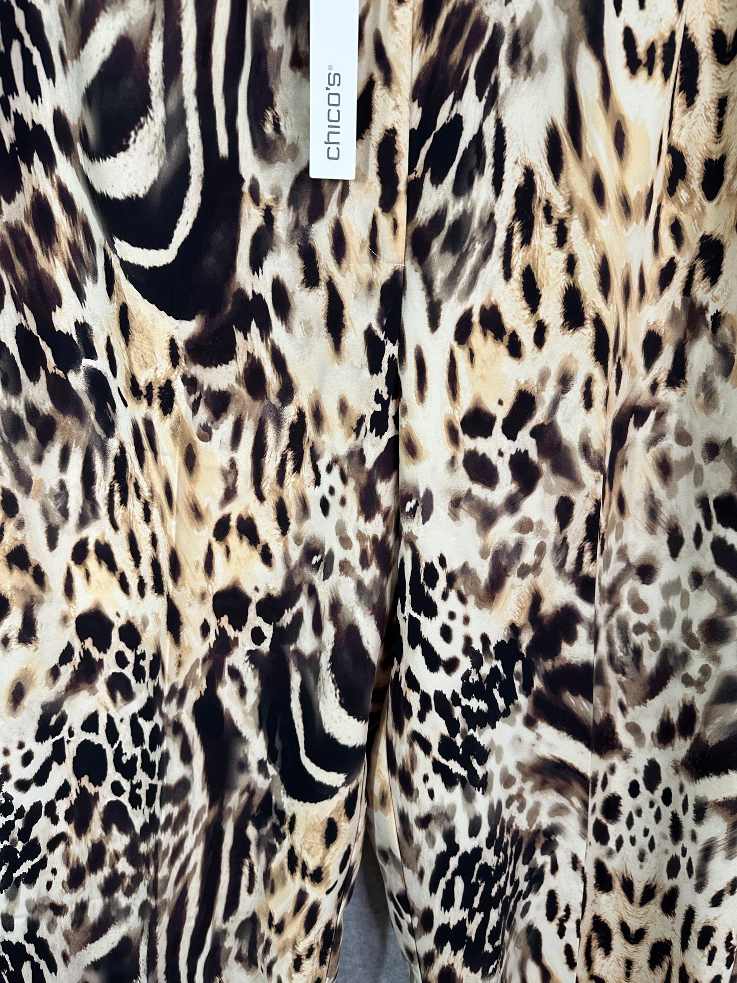 Chicos Bengal Marks Crepe Pull-On Ankle Pants Womens Size 4Tall US 20T XXL